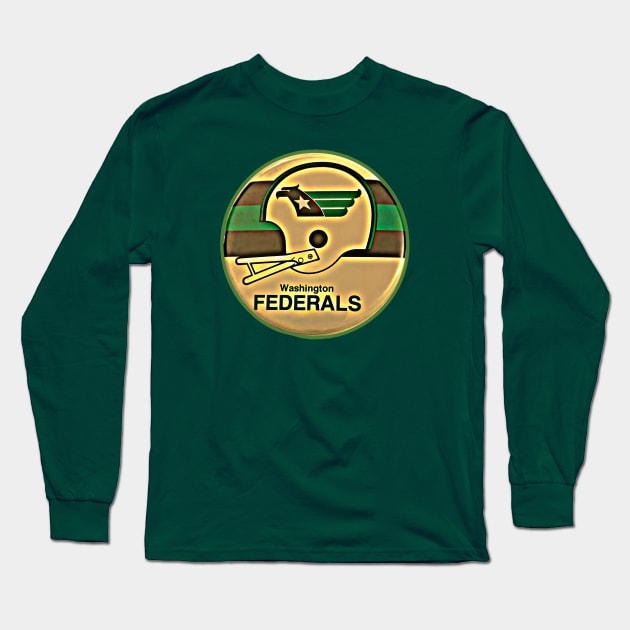 Washington Federals Football Long Sleeve T-Shirt by Kitta’s Shop